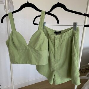 Green Two Piece Set